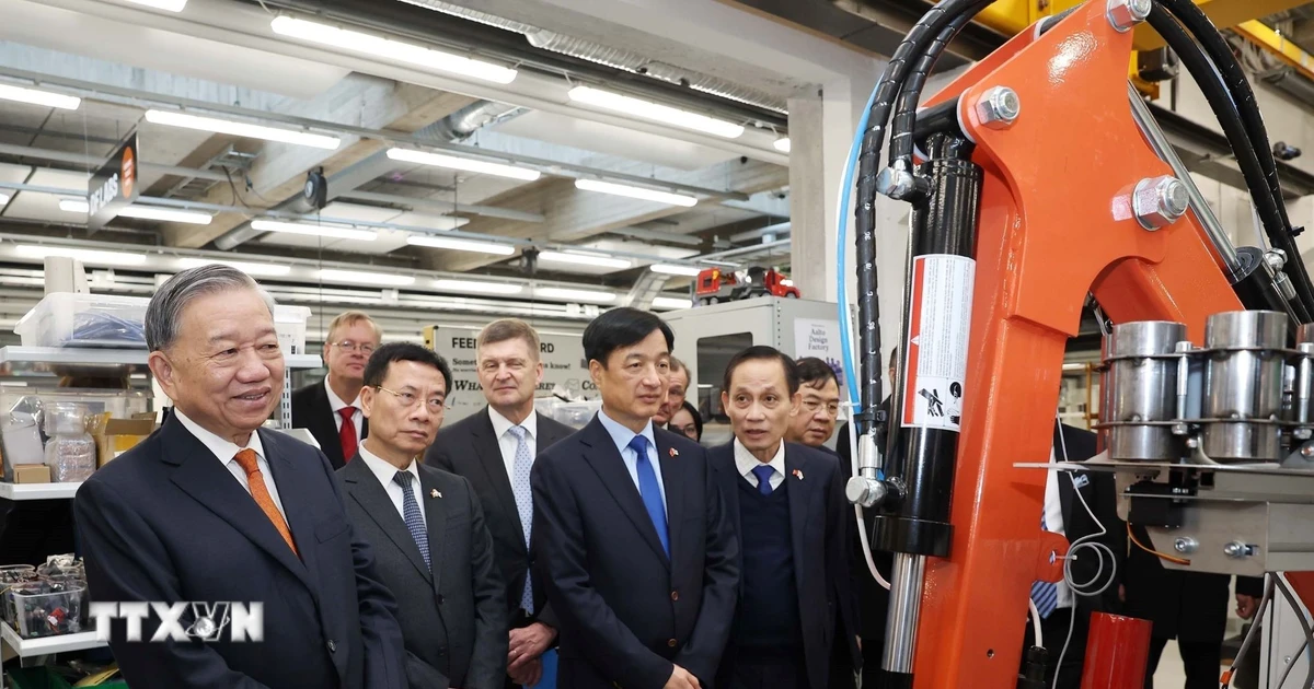Tổng Bí thư Tô Lâm thăm Đại học Aalto và gặp gỡ sinh viên Việt Nam tại Phần Lan
