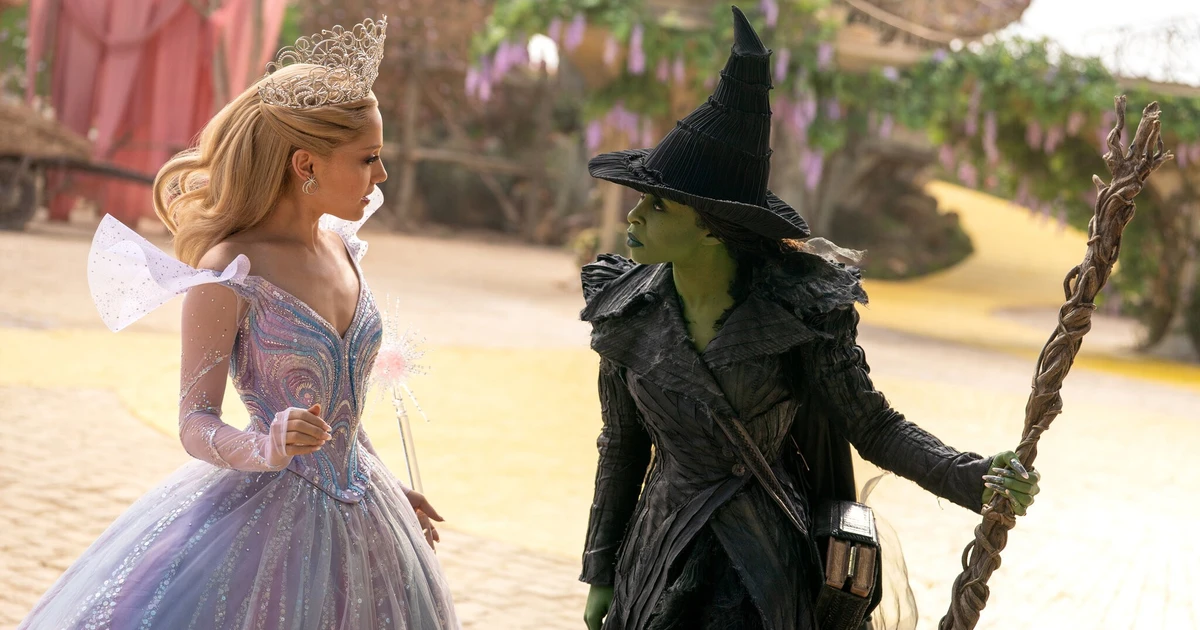 Cảnh trong phim Wicked: For Good. 