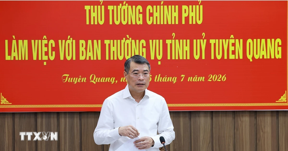 Thủ tướng Lê Minh Hưng: Tạo đột phá để Tuyên Quang phát triển nhanh và bền vững