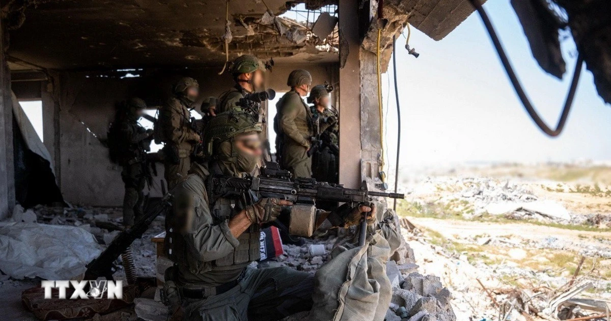 Binh sỹ Israel tại Dải Gaza. (Ảnh: THX/TTXVN)