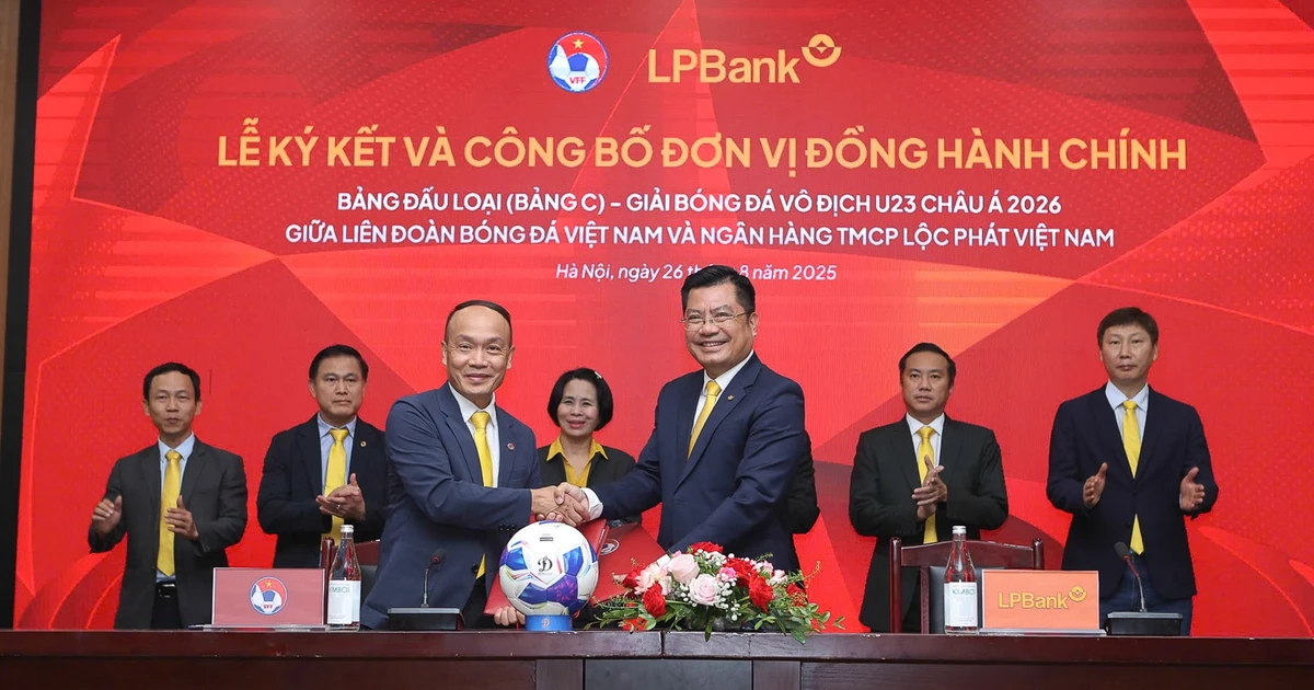 LPBank đồng hành cùng Đội tuyển Việt Nam tại Vòng loại Giải U23 châu Á 2026