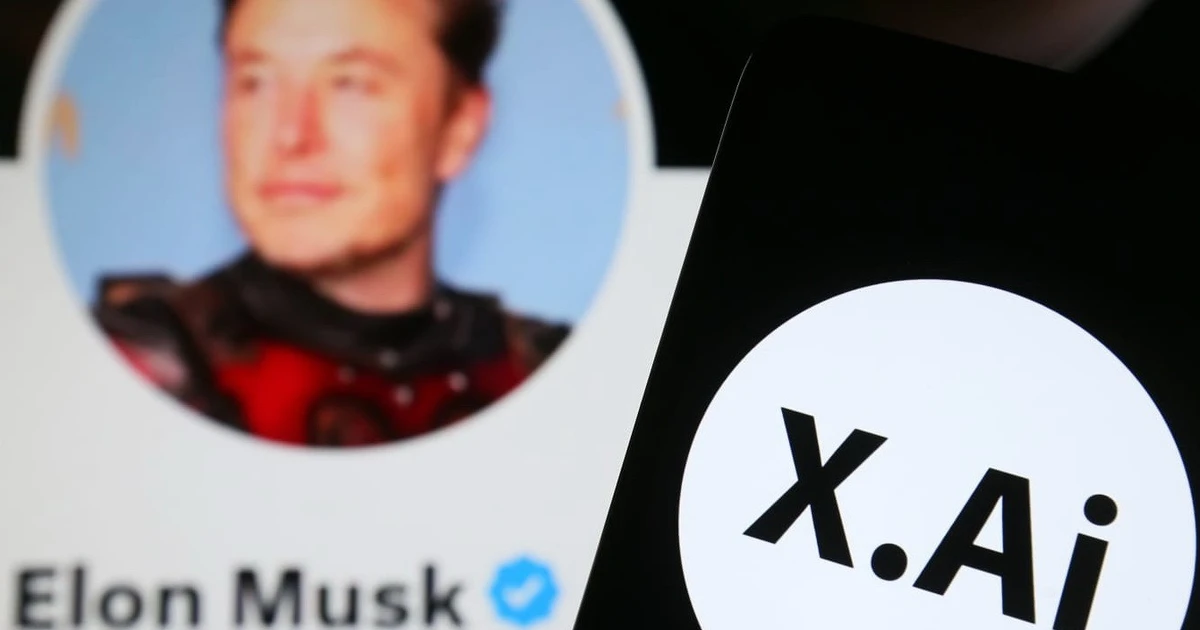 Biểu tượng của xAI, công ty về trí tuệ nhân tạo của tỷ phú Elon Musk. (Nguồn: CNBC)