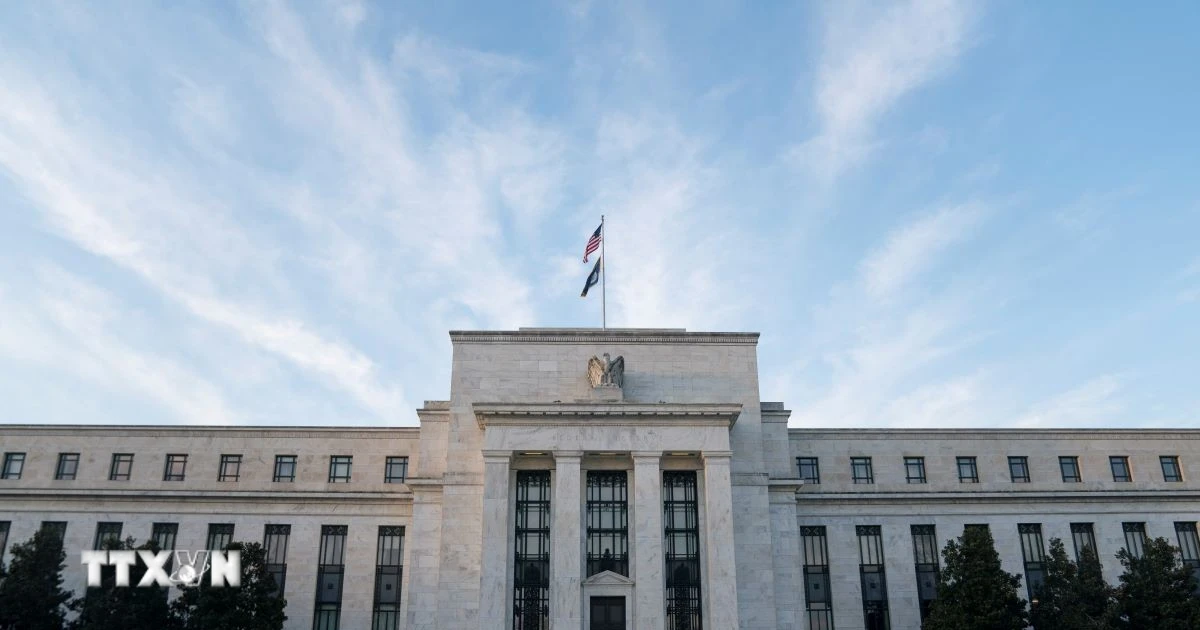 Trụ sở Cục Dự trữ Liên bang Mỹ (Fed) tại Washington, D.C. (Ảnh: THX/TTXVN)