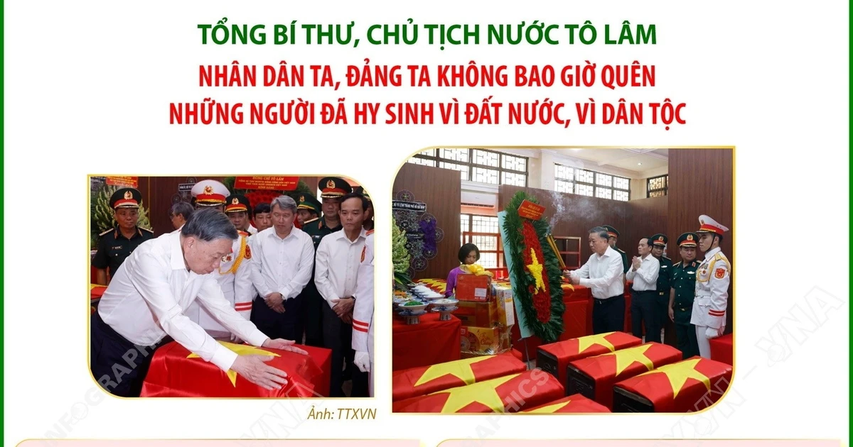 Tổng Bí thư, Chủ tịch nước Tô Lâm: Tìm kiếm hài cốt liệt sỹ là trách nhiệm thiêng liêng