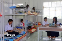 Khu nội trú của học sinh trường Phổ thông dân tộc nội trú trên địa bàn tỉnh Sóc Trăng cũ. (Ảnh: Tuấn Phi/TTXVN)
