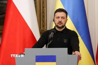 Tổng thống Ukraine Volodymyr Zelensky. (Ảnh: PAP/TTXVN)