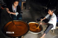 Đường phên Bó Tờ là 1 trong 24 sản phẩm OCOP đạt chuẩn 3 sao cấp tỉnh Cao Bằng. (Ảnh: Chu Hiệu/TTXVN)