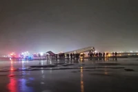 Hiện trường vụ va chạm. (Nguồn: FlightRadar24)