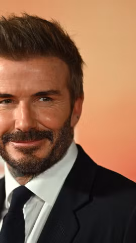 Cựu danh thủ bóng đá Anh David Beckham. (Ảnh: AFP/TTXVN)