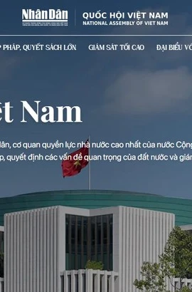 Báo Nhân Dân ra mắt chuyên trang Quốc hội Việt Nam