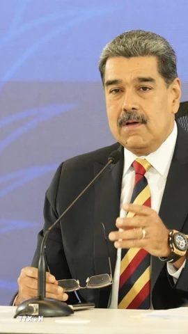 Tổng thống Venezuela Nicolás Maduro. (Nguồn: TTXVN phát)