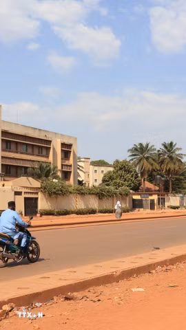 Quang cảnh đường phố tại Bamako, Mali. (Ảnh: THX/TTXVN)