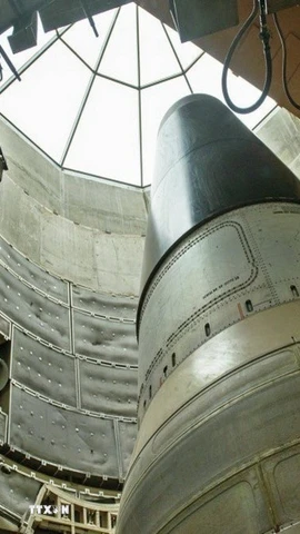 Tên lửa liên lục địa có khả năng mang đầu đạn hạt nhân. (Ảnh minh họa. Sputnik/TTXVN)