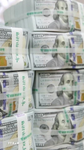 Đồng USD. (Ảnh: TTXVN)