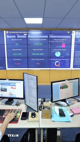 Nghị quyết 57 của Bộ Chính trị đã tạo bước đột phá trong đầu tư phát triển hạ tầng chuyển đổi số. (Ảnh: Minh Quyết/TTXVN)