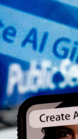 Hình ảnh khiêu dâm do AI tạo ra. (Ảnh: AFP)