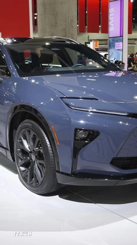 Một mẫu xe của Toyota. (Ảnh: Kyodo/TTXVN)