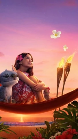 Một cảnh trong phim “Lilo & Stitch.”