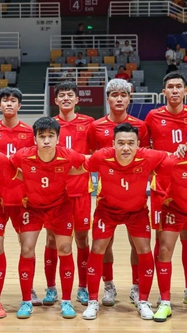 Đội tuyển Futsal nam Việt Nam. (Ảnh: VFF)