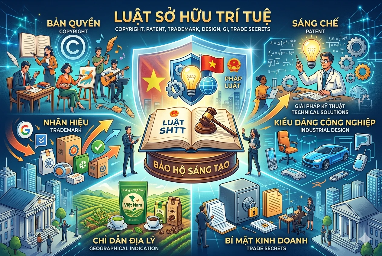 Luật Sở hữu trí tuệ sửa đổi có hiệu lực từ tháng 4/2026: Những điểm mới đáng chú ý