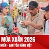 Không khí sắm Tết sôi động tại Hội chợ Mùa Xuân 2026