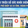 30 triệu sổ sức khỏe điện tử trên VNeid phủ khắp 34 tỉnh thành 
