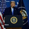 Tổng thống Mỹ Donald Trump phát biểu tại Washington, D.C. (Ảnh: AA/TTXVN phát)