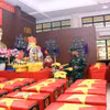 Hài cốt các anh hùng liệt sỹ sau khi được quy tập được quàn trang trọng tại Nhà tưởng niệm, chờ ngày trở về với gia đình, quê hương. (Ảnh: Xuân Khu/TTXVN)