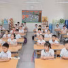 Học sinh trường Tiểu học Gia Quất (Bồ Đề, Hà Nội). (Ảnh: Minh Quyết/TTXVN)