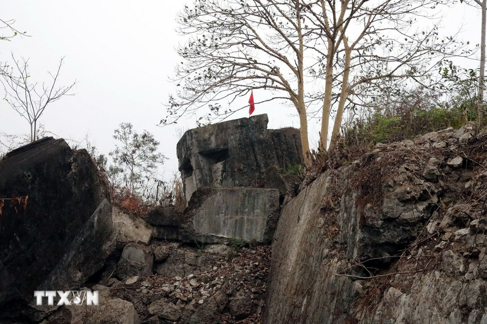 Nhiều hạng mục của pháo đài Đồng Đăng đã bị hư hỏng nặng trong cuộc chiến tranh biên giới phía Bắc. (Ảnh: Văn Đạt/TTXVN)