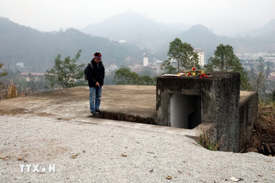 1 trong 4 cửa vào pháo đài Đồng Đăng đã bị bộc phá đánh sập trong cuộc chiến tranh biên giới phía Bắc nên không thể vào sâu bên trong. (Ảnh: Văn Đạt/TTXVN)