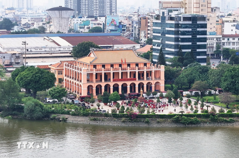 Bến Nhà Rồng - nơi Bác Hồ ra đi tìm đường cứu nước vào ngày 5/6/1911, mở ra con đường cách mạng giành độc lập, tự do cho dân tộc. (Ảnh: Hồng Đạt/TTXVN)