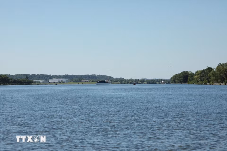 Từ cuối thế kỷ 18, khi Washington D.C. được quy hoạch để trở thành thủ đô nước Mỹ, kiến trúc sư Pierre Charles L'Enfant đã coi Potomac là trục cảnh quan chính của thành phố. (Ảnh: Ngọc Quang/TTXVN)
