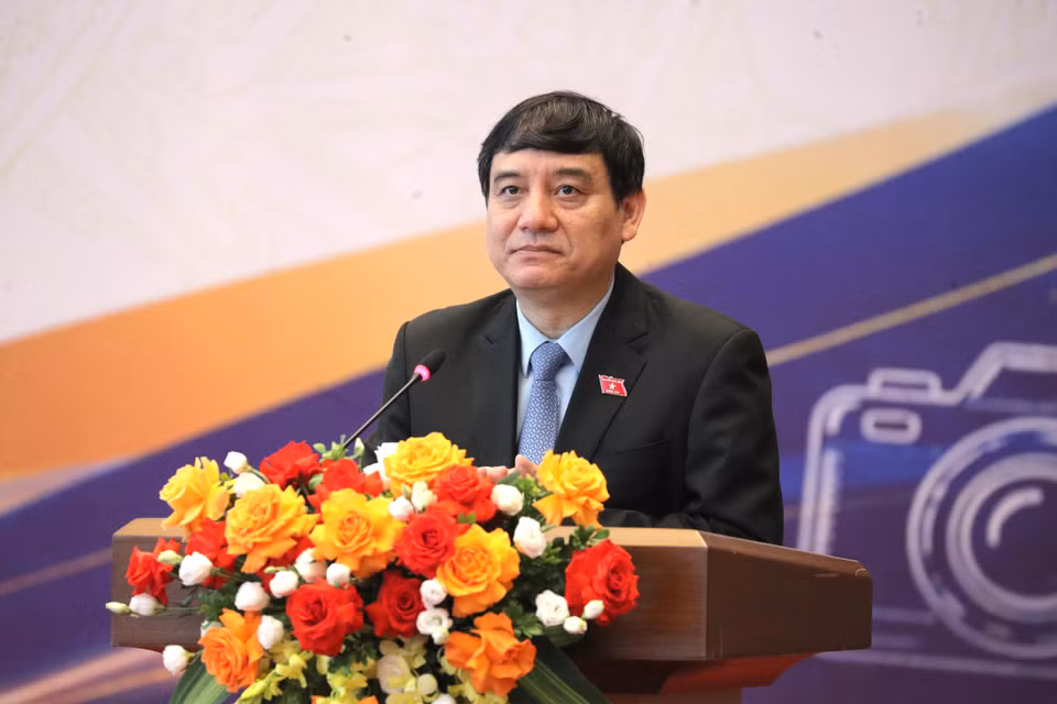 Chủ nhiệm Ủy ban Văn hóa và Bet88013 tải ứng dụng của Bet88app còn khuyến mãi Nguyễn Đắc Vinh phát biểu. (Nguồn: Ban tổ chức cung cấp)