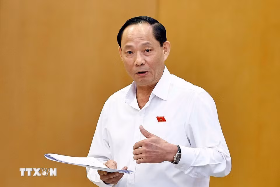 Phó Chủ tịch Quốc hội Trần Quang Phương phát biểu. (Ảnh: Doãn Tấn/TTXVN)