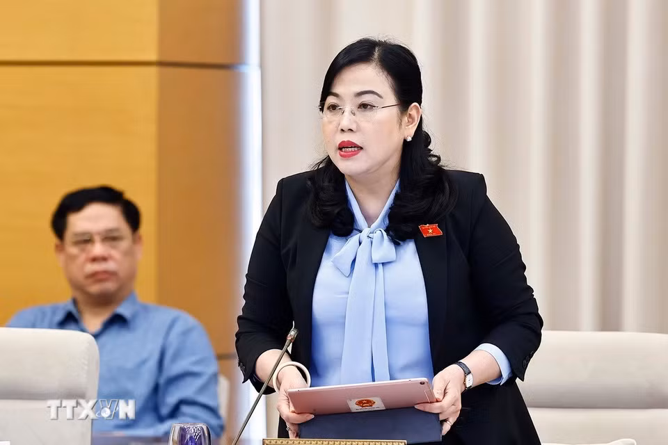 Chủ nhiệm Ủy ban Công tác đại biểu của Quốc hội Nguyễn Thanh Hải phát biểu. (Ảnh: Doãn Tấn/TTXVN)