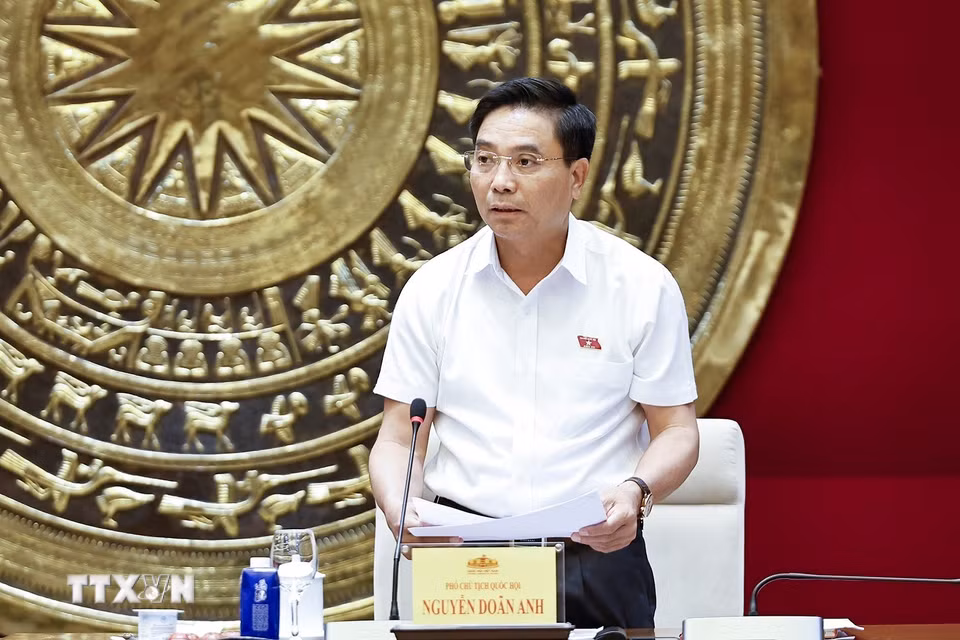 Phó Chủ tịch Quốc hội Nguyễn Doãn Anh phát biểu. (Ảnh: Doãn Tấn/TTXVN)