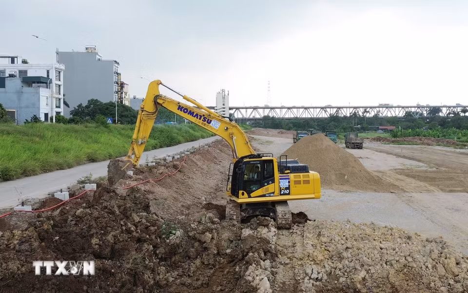 Đầu tháng 6/2026, nhà thầu bắt đầu triển khai thi công dự án. (Ảnh: Quốc Khánh/TTXVN)