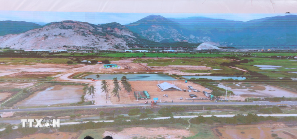 Dự án Khu tái định cư Vạn Thắng giai đoạn 1. (Ảnh: Đặng Tuấn/TTXVN)