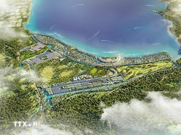 Ngày 19/12/2025, cùng với các địa phương trong cả nước, tỉnh Khánh Hòa phối hợp với các chủ đầu tư tổ chức khởi công, khánh thành hàng loạt dự án lớn trong lĩnh vực giao thông, xây dựng đô thị, năng lượng và thủy lợi. Lễ khởi công Dự án Khu đô thị ven biển Vịnh Cam Ranh là một trong những điểm cầu kết nối trực tuyến với điểm cầu trung tâm. Với quy mô 1.254 ha, Khu đô thị ven vịnh Cam Ranh được định hướng như một mô hình phát triển hiện đại, có sự đồng bộ về hạ tầng, kiến trúc và cảnh quan. (Ảnh: Xuân Triệu/TTXVN)