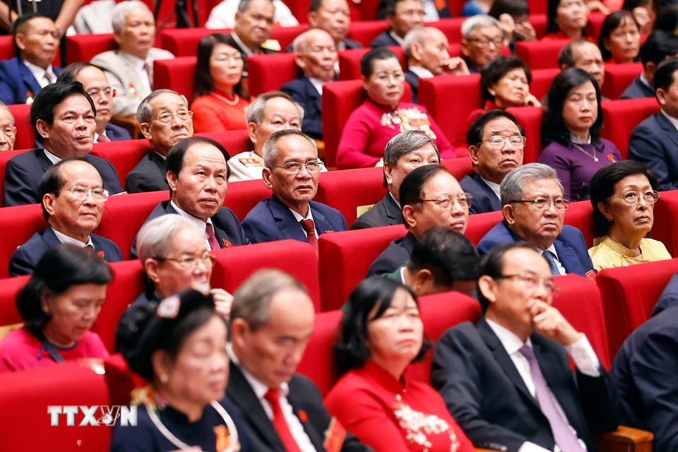 Đại biểu dự buổi gặp mặt. (Ảnh: Doãn Tấn/TTXVN)