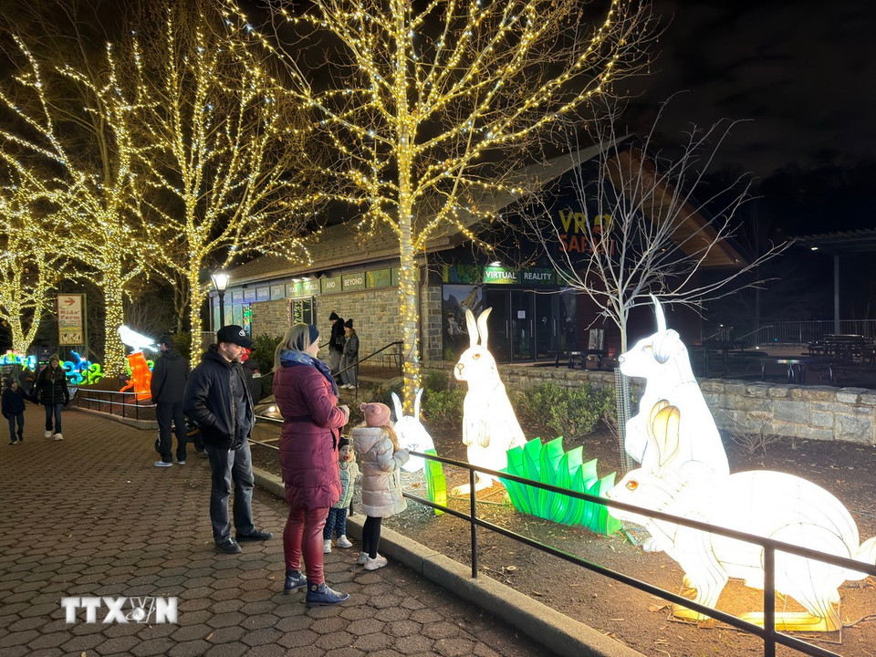 Việc sử dụng đèn LED tiết kiệm năng lượng thể hiện cam kết của Smithsonian trong bảo vệ môi trường và phát triển bền vững. (Ảnh: Ngọc Quang/TTXVN)