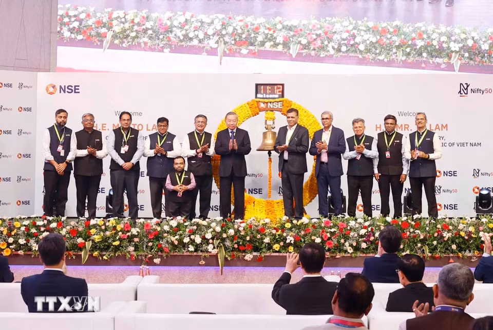 Tổng Bí thư, Chủ tịch nước Tô Lâm thăm Sàn giao dịch Chứng khoán Quốc gia Ấn Độ- Ảnh 3.