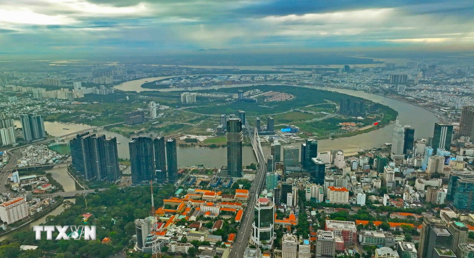 Một góc Thành phố Hồ Chí Minh. (Ảnh: Vũ Sinh/TTXVN)