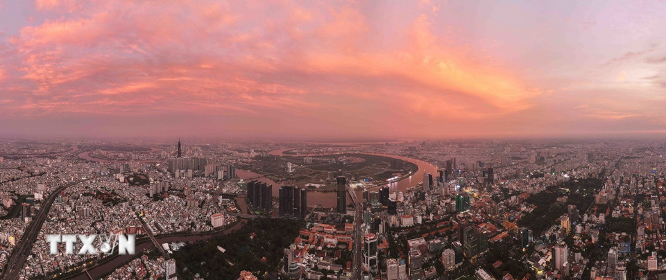 Một góc Thành phố Hồ Chí Minh. (Ảnh: Vũ Sinh/TTXVN)