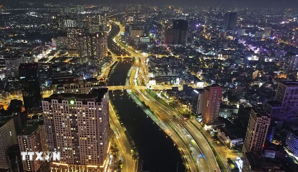 Thành phố Hồ Chí Minh - trung tâm kinh tế, văn hóa, du lịch đầu tàu của cả nước. (Ảnh: Quốc Khánh/TTXVN)