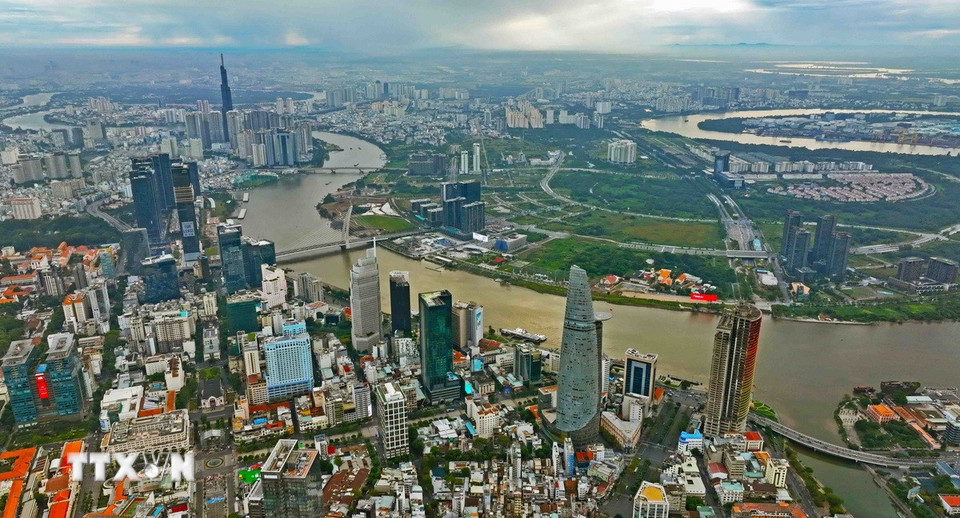 Thành phố Hồ Chí Minh - trung tâm kinh tế, văn hóa, du lịch đầu tàu của cả nước. (Ảnh: Vũ Sinh/TTXVN)