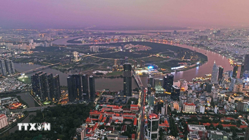 Một góc Thành phố Hồ Chí Minh. (Ảnh: Vũ Sinh/TTXVN)
