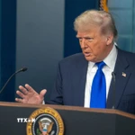 Tổng thống Mỹ Donald Trump. (Ảnh: THX/TTXVN)