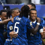 Với nhiều ngôi sao trong đội hình, Pháp đang là một trong những ứng viên cho chức vô địch World Cup 2026. (Ảnh: AFP/TTXVN)